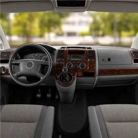 Volkswagen Transporter T5 2003-2009 kit décor tableau de bord 3D, 29 pièces