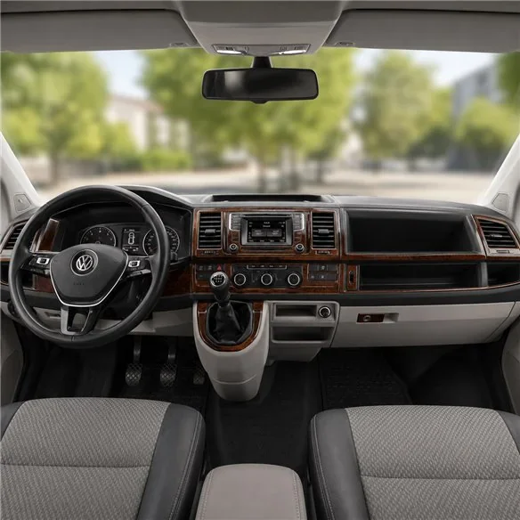 Volkswagen Transporter T6 2016 kit décor tableau de bord 3D, 38 pièces