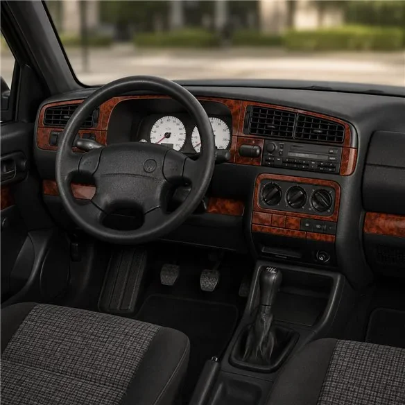 Volkswagen Vento 1995-1997 kit décor tableau de bord 3D, 23 pièces