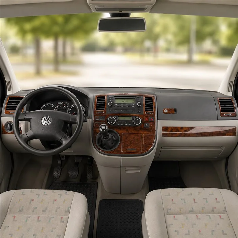 Volkswagen Multivan 2003-2010 kit décor tableau de bord 3D, 26 pièces
