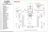 Volkswagen Jetta 2010-2010 Ensemble Complet, boîte manuelle Box BD Kit la décoration du tableau de bord
