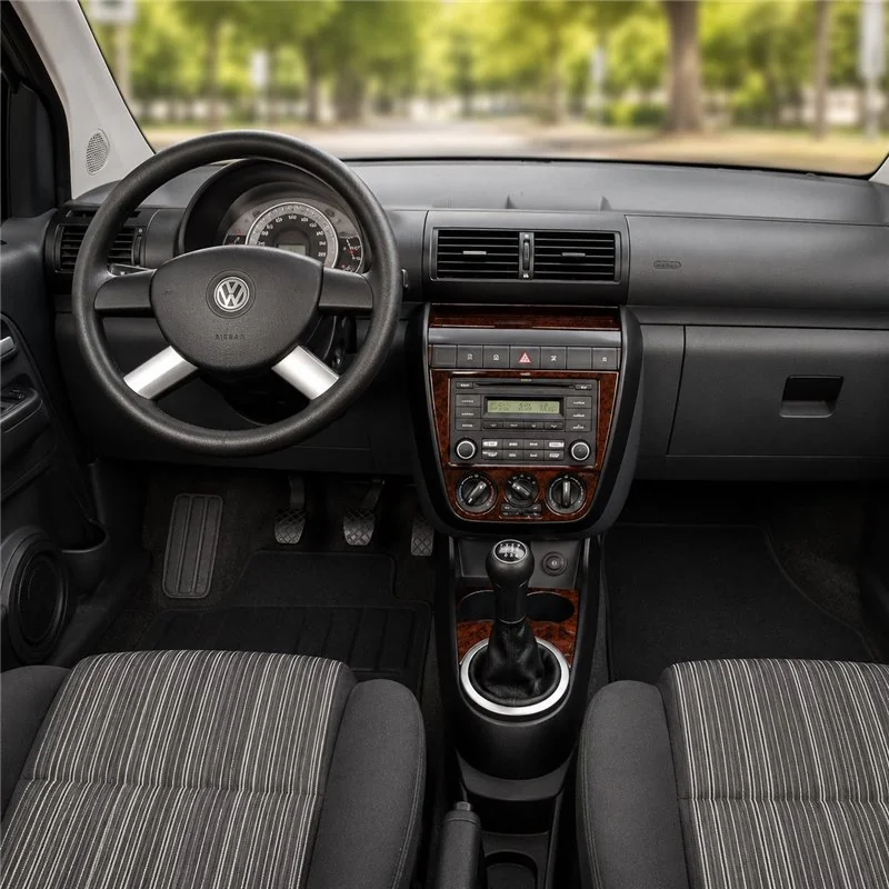 Volkswagen Fox 2005+ kit décor tableau de bord 3D, 9 pièces