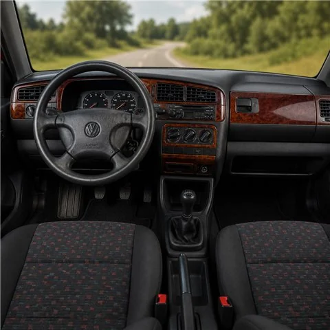 Volkswagen Golf 1994-1998 boîte manuelle kit décor tableau de bord 3D, 18 pièces