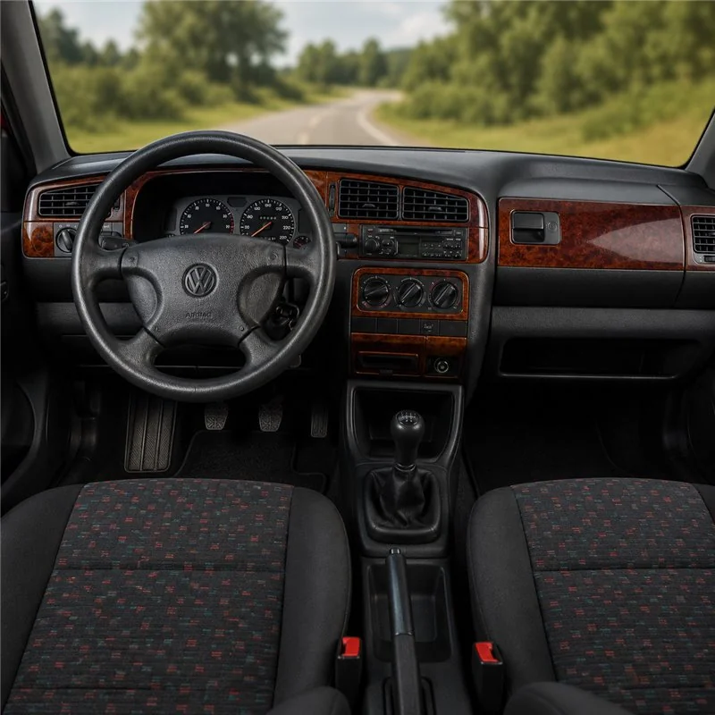 Volkswagen Golf 1994-1998 boîte manuelle kit décor tableau de bord 3D, 18 pièces