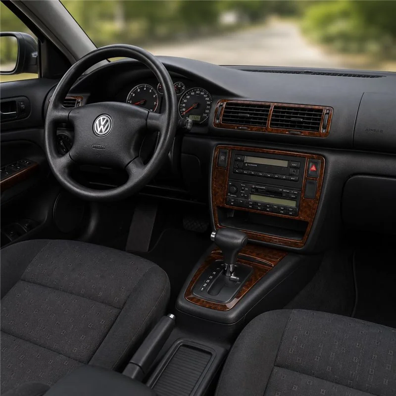 Volkswagen Passat B5 Typ 3B 1996-2004 kit décor tableau de bord 3D, 26 pièces