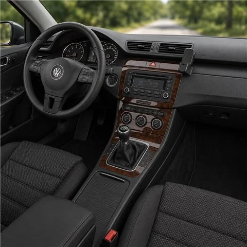 Volkswagen Passat B6 2005+ 2010+ kit décor tableau de bord 3D, 18 pièces