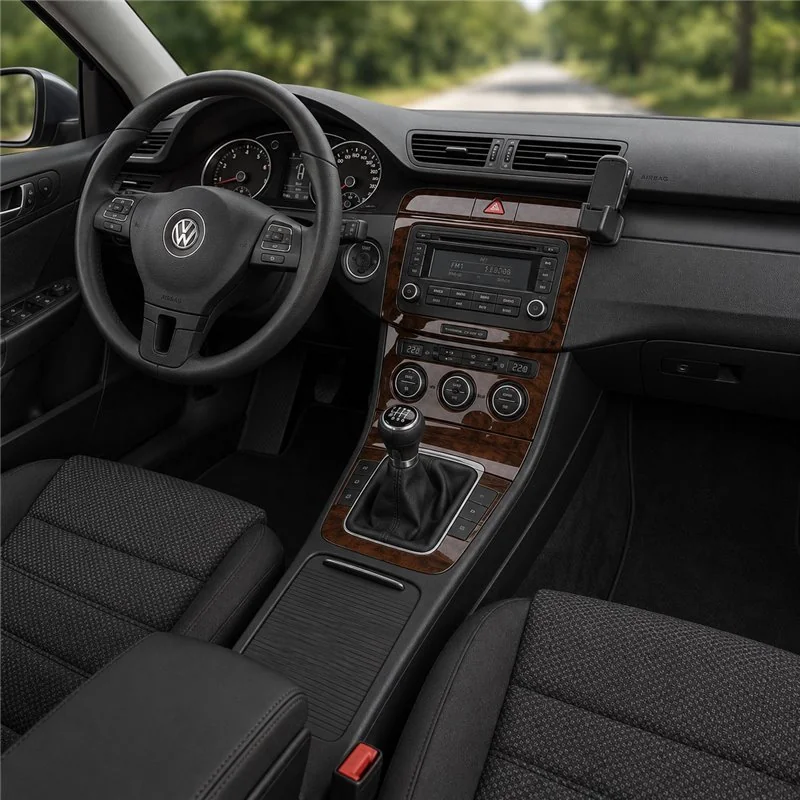 Volkswagen Passat B6 2005+ 2010+ kit décor tableau de bord 3D, 18 pièces
