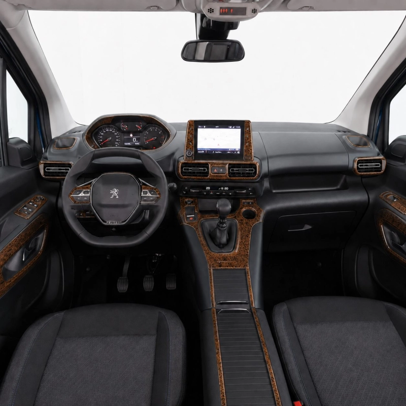 Vauxhall Combo Cargo 2018-Present Kit Décor Tableau de Bord 3D 33 Pièces Boîte Manuelle