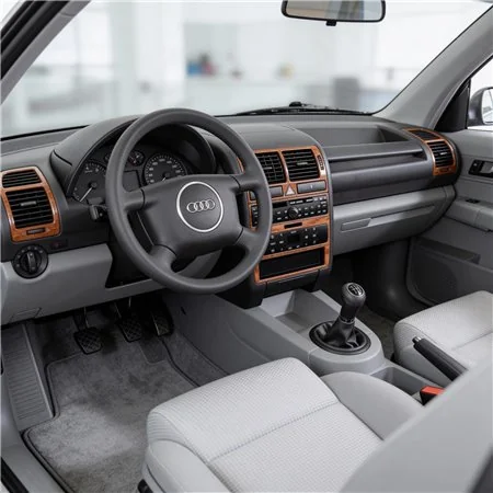 Audi A2 2000-2005 kit décor tableau de bord 3D, 8 pièces