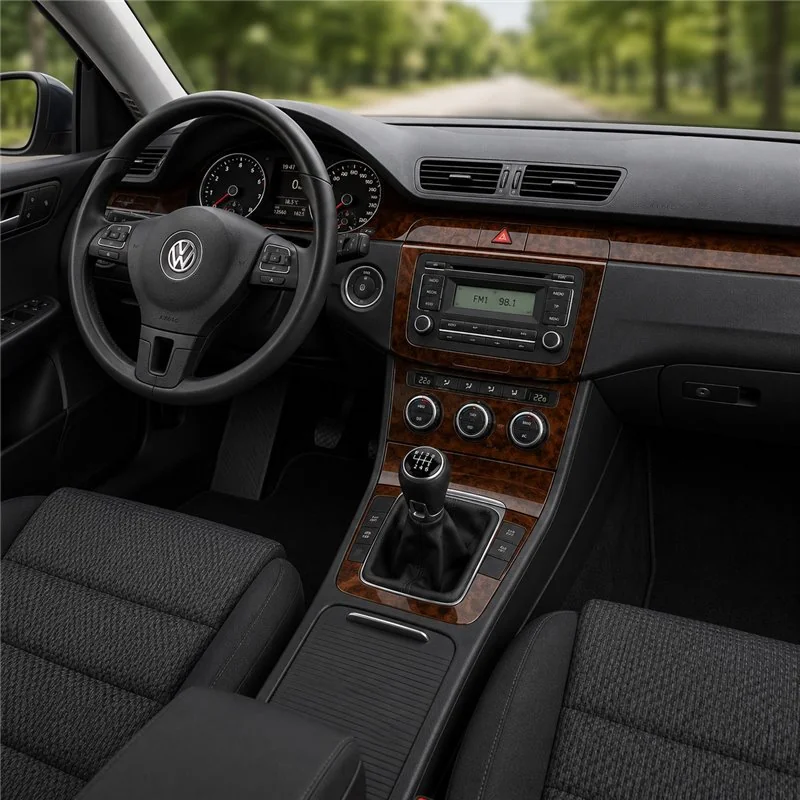 Volkswagen Passat B6 Tacho 2005+ 2010+ kit décor tableau de bord 3D, 3 pièces