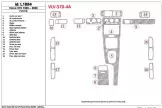 Volvo S70 1998-2000 Ensemble Complet, 18 Parts set BD Kit la décoration du tableau de bord