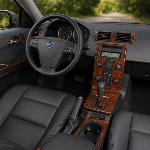 Volvo S40 2004+ set complet kit décor tableau de bord 3D