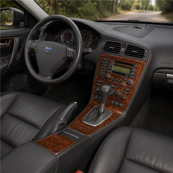 Volvo S 60 2000-2005 kit décor tableau de bord 3D, 10 pièces