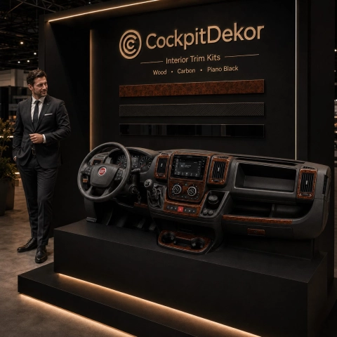 Peugeot Boxer 2006+ kit décor tableau de bord 3D, 23 pièces 2