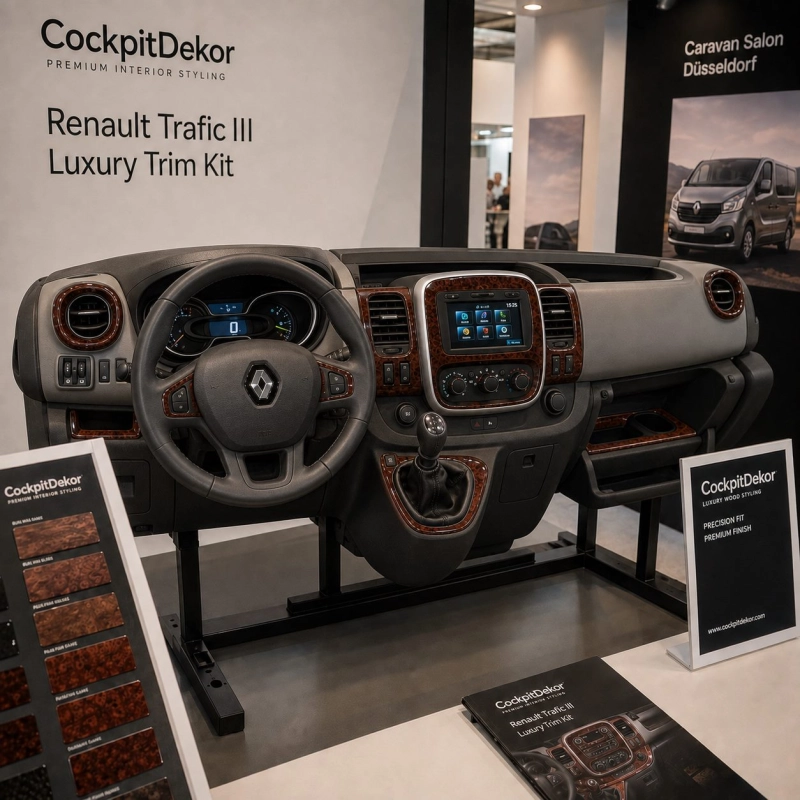 Renault Trafic 2015 - à aujourd’hui 3D kit décoration intérieure tableau de bord 19 pièces