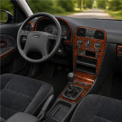 Volvo S 40-V 40 1996-2000 kit décor tableau de bord 3D, 18 pièces
