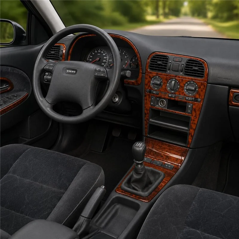 Volvo S 40-V 40 1996-2000 kit décor tableau de bord 3D, 18 pièces