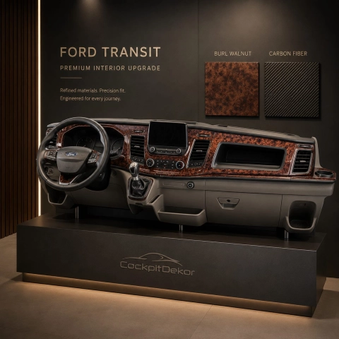 Ford New Transit 2020 3D kit décoration intérieure tableau de bord 27 pièces