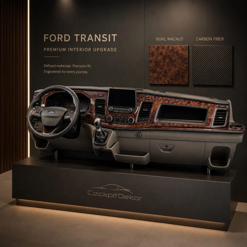 Ford New Transit 2020 3D kit décoration intérieure tableau de bord 27 pièces
