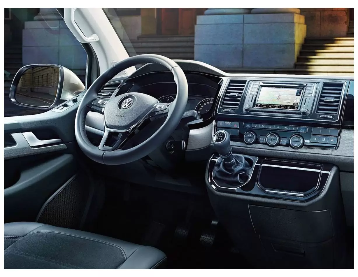Volkswagen Transporter T6 2016 Kit la décoration du tableau de bord 38-Pièce - 1 - habillage decor de tableau de bord