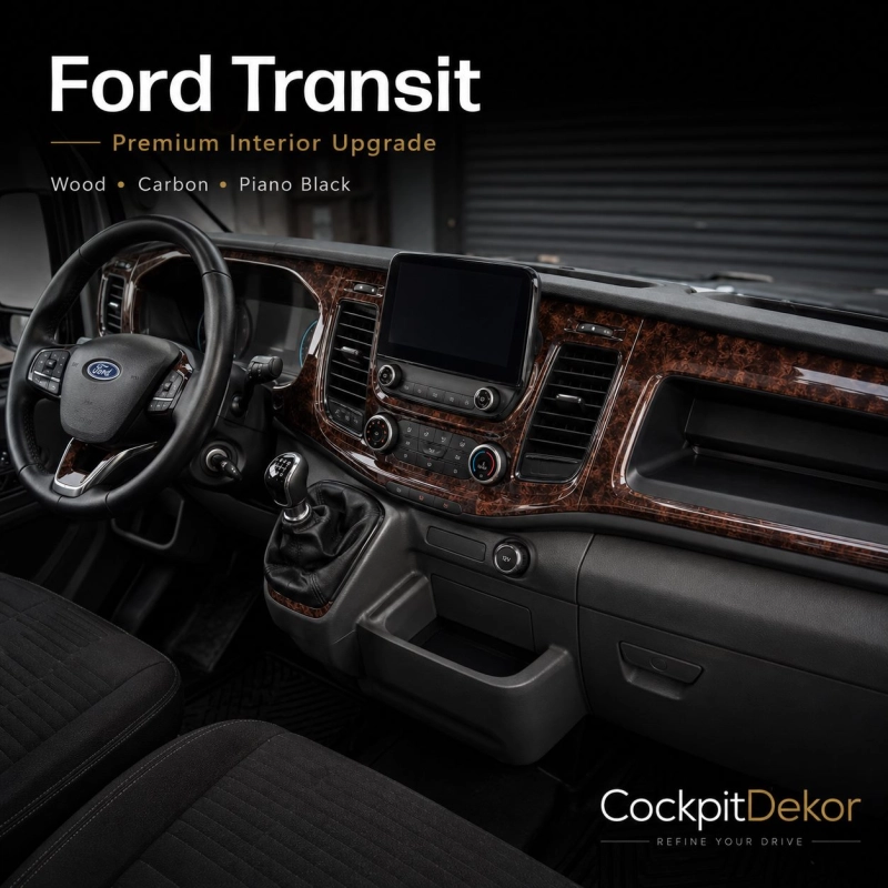 Ford New Transit 2020 3D kit décoration intérieure tableau de bord 27 pièces