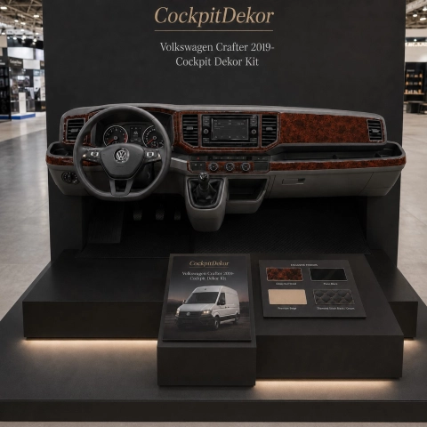 Volkswagen Crafter 2019 3D kit décoration intérieure tableau de bord 30 pièces