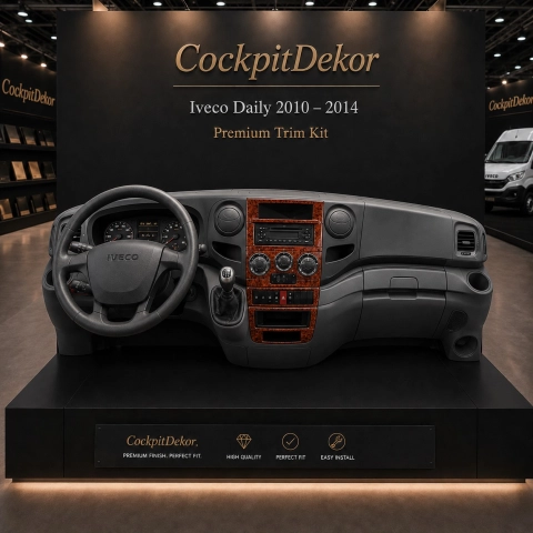 Iveco Daily 2010 - à aujourd’hui 3D kit décoration intérieure tableau de bord 4 pièces