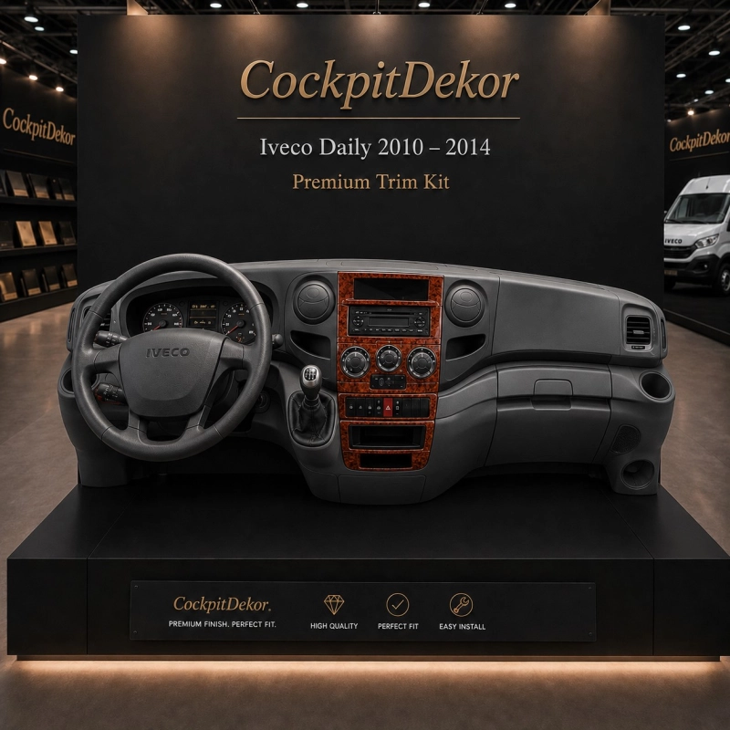 Iveco Daily 2010 - à aujourd’hui 3D kit décoration intérieure tableau de bord 4 pièces