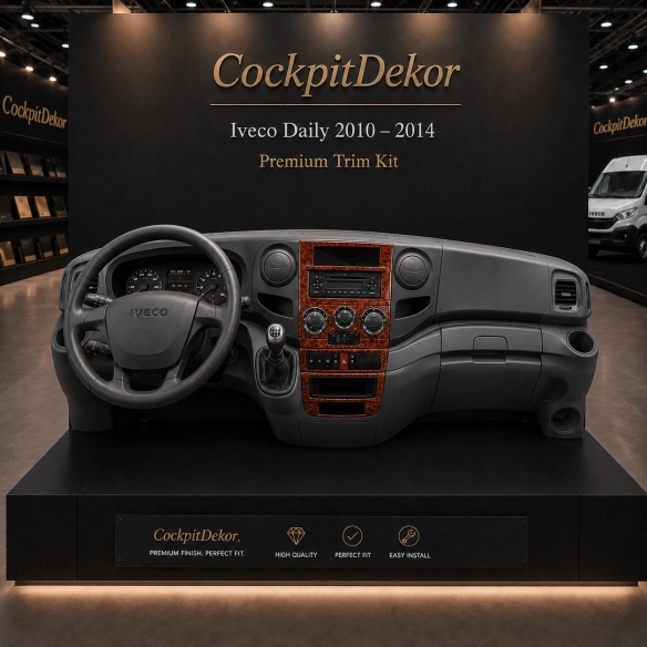 Iveco Daily 2010 - à aujourd’hui 3D kit décoration intérieure tableau de bord 4 pièces