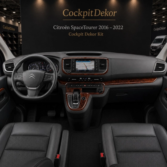 Citroën Dispatch (UK) / Jumpy (Europe) 2016–Present Kit Décor Intérieur Tableau de Bord 3D 20 Pièces