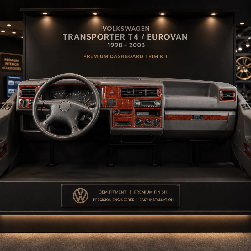 Volkswagen Transporter T4 1998-2003 3D kit décoration intérieure tableau de bord 18 pièces
