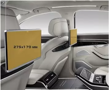 Audi A8 (D5) 2019 - Present Mobile office Samsung SM-T230NZ 7" Protection d'écran Résiste aux rayures HD transparent - 1 - habil