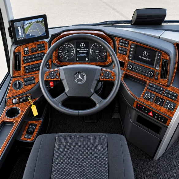 Mercedes Tourismo 2022 RHD 3D kit décoration intérieure tableau de bord 12 pièces
