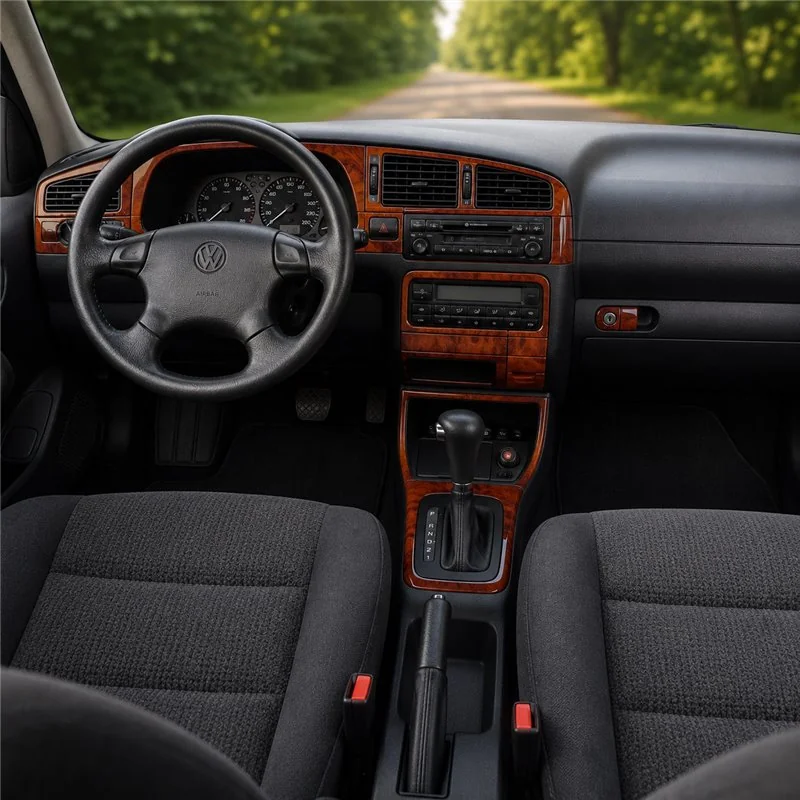 Volkswagen Cabrio 1994-2002 boîte auto kit décor tableau de bord 3D, 18 pièces