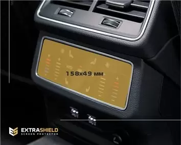 Audi Q7 II (4M) Facelift 2019- Present Rear climate control Protection d'écran Résiste aux rayures HD transparent - 1 - habillag