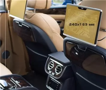 Bentley Bentayga 2020 - Present Digital Speedometer Protection d'écran Résiste aux rayures HD transparent
