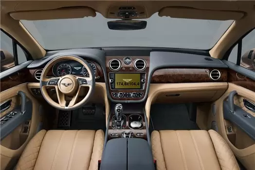 Bentley Bentayga 2020 - Present Multimedia 10,9" Protection d'écran Résiste aux rayures HD transparent - 1 - habillage decor de 