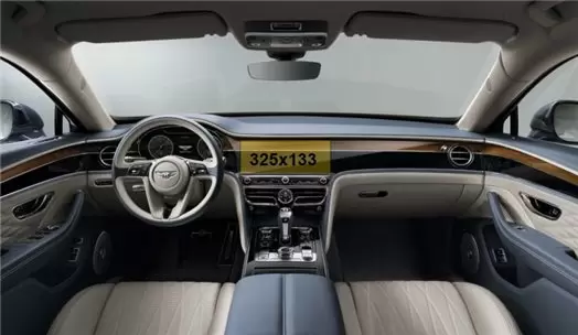 Bentley Continental GT 2017 - Present Digital Speedometer Protection d'écran Résiste aux rayures HD transparent - 1 - habillage 