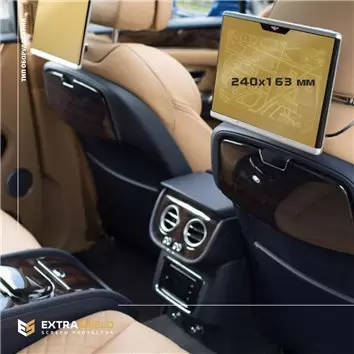 Bentley Flying Spur 2019 - Present Digital Speedometer Protection d'écran Résiste aux rayures HD transparent