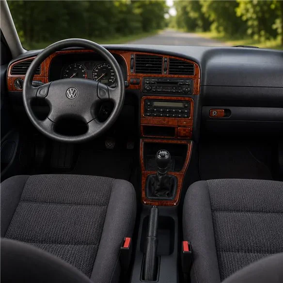 Volkswagen Cabrio 1994-2002 boîte manuelle kit décor tableau de bord 3D, 18 pièces