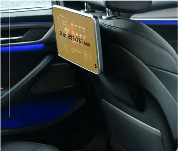Bentley Flying Spur 2022 - Present Passenger monitors (2pcs,) Protection d'écran Résiste aux rayures HD transparent - 1 - habill