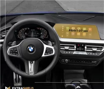 BMW 1 Series (F20) 2011 - 2017 Multimedia NBT 8,8" Protection d'écran Résiste aux rayures HD transparent - 1 - habillage decor d