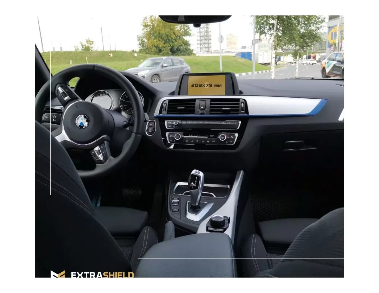 BMW 1 Series (F20) 2015 - 2020 Multimedia NBT EVO 10,2" Protection d'écran Résiste aux rayures HD transparent - 1 - habillage de