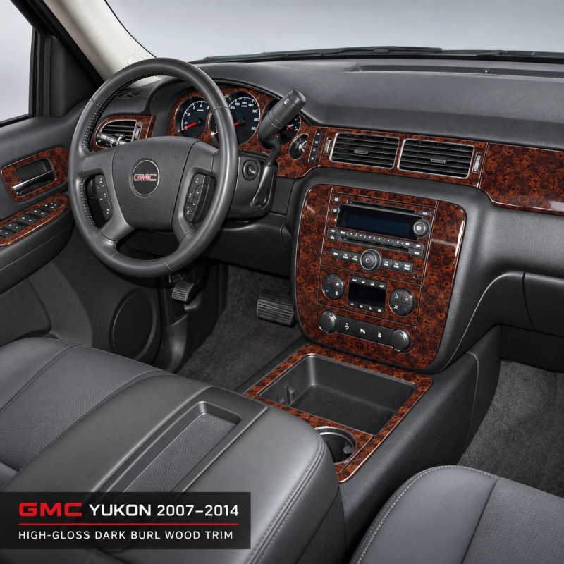 GMC Yukon 2007-2014 kit décoration intérieure tableau de bord 42 pièces