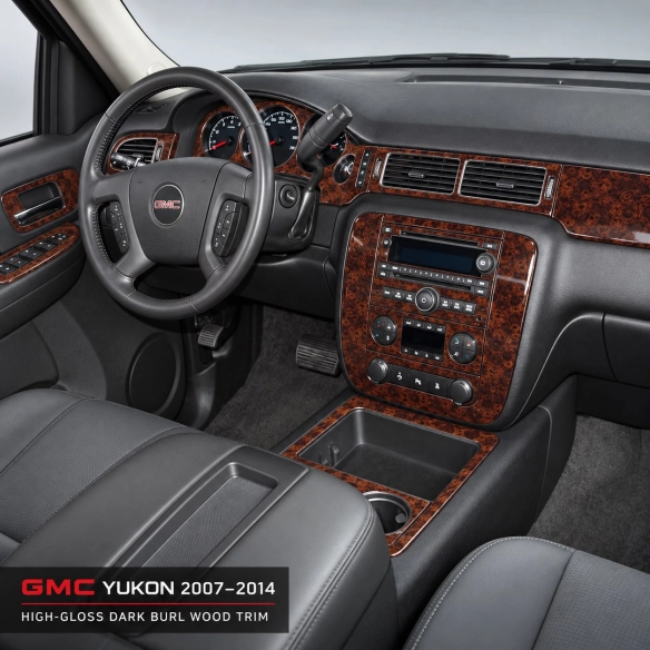 GMC Yukon 2007-2014 kit décoration intérieure tableau de bord 42 pièces