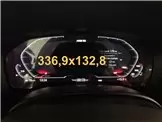 BMW 2 Series (G42) 2021 - Present Multimedia 10,25" Protection d\'écran Résiste aux rayures HD transparent