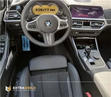 BMW 4 Series (F32) 2013 - 2017 Multimedia 8,8" Protection d'écran Résiste aux rayures HD transparent - 1 - habillage decor de ta