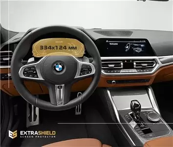 BMW 4 Series (F32) 2017 - 2020 Multimedia NBT 8,8" Protection d'écran Résiste aux rayures HD transparent - 1 - habillage decor d