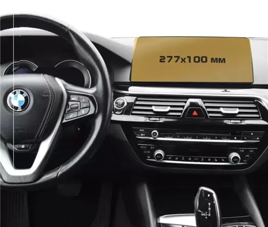BMW 5 Series (G30) 2016 - Present Digital Speedometer (Sans sensor) 12,3" Protection d'écran Résiste aux rayures HD transpare - 