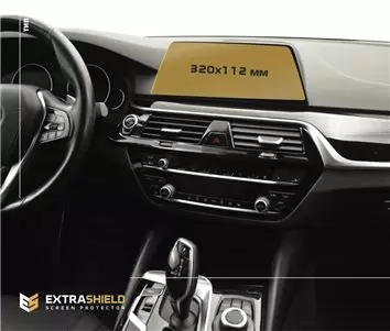 BMW 5 Series (G30) 2020 - Present Digital Speedometer (Avec sensor) 12,3" 338,1?123,1 ?? Protection d'écran Résiste aux rayures 